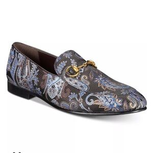 Tallia Men's Lorenzo bit paisley Loafers size 10 black dress shoes